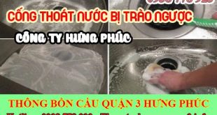 Cống thoát nước bị trào ngược xử lý hiệu quả, nhanh chóng