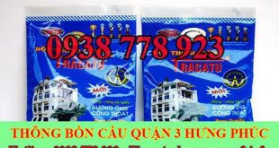 Bán bột thông bồn cầu Quận 3 giao hàng tận nơi 0909994175