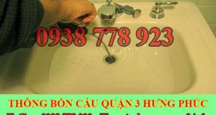 Thông tắc bồn rửa chén bát bị trào ngược Quận 3 lh:0909994175