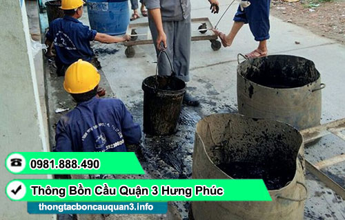 Nạo vét hố ga phường 1 quận 3 Hưng Phúc ưu đãi 5% BH 2 năm