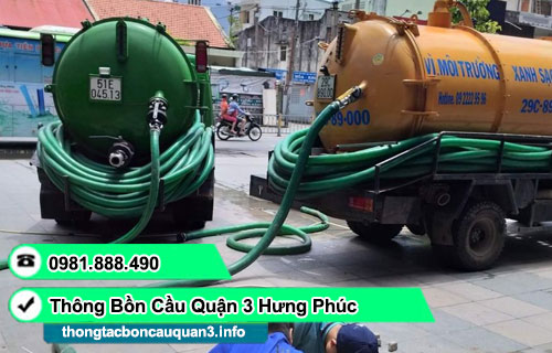 Hút hầm cầu Phường Nhiêu Lộc
