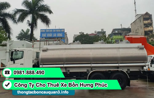 Cho thuê xe bồn chở nước sạch TPHCM