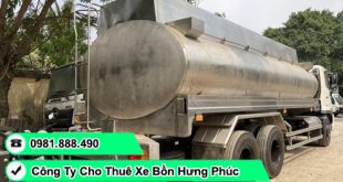cho thuê xe bồn chở nước sạch TPHCM