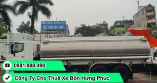 Cho thuê xe bồn chở nước sinh hoạt TPHCM