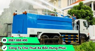 Cho thuê xe bồn chở nước tưới cây TPHCM