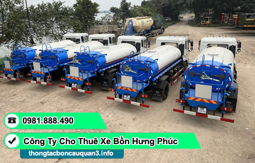 Cho thuê xe bồn TPHCM giá rẻ