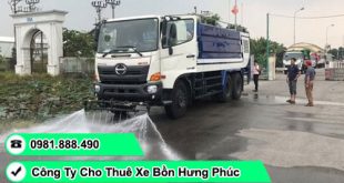 Thuê xe bồn chở nước rửa đường TP.HCM