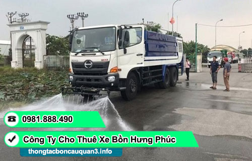 Thuê xe bồn chở nước rửa đường TP.HCM